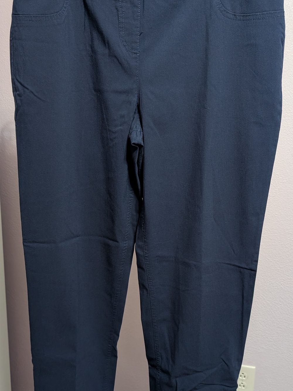 Multiples Slim-Sation Dark Navy Stretch Chinos